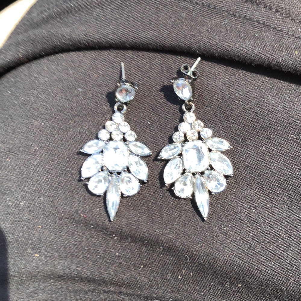 Diamond Dangle Earrings